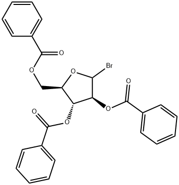 D-Arabinofuranosyl bromide, 2,3,5-tribenzoate Structure