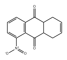 9,10-Anthracenedione, 1,4,4a,9a-tetrahydro-5-nitro- 구조식 이미지