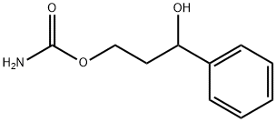 1,3-Propanediol, 1-phenyl-, 3-carbamate Structure