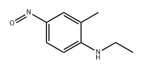 Benzenamine, N-ethyl-2-methyl-4-nitroso- 구조식 이미지