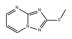 [1,2,4]Triazolo[1,5-a]pyrimidine, 2-(methylthio)- Structure