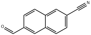 2-Naphthalenecarbonitrile, 6-formyl- 구조식 이미지