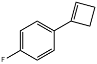 1-(cyclobut-1-en-1-yl)-4-fluorobenzene Structure