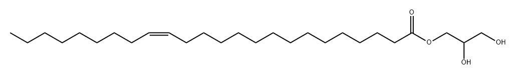 15-Tetracosenoic acid, 2,3-dihydroxypropyl ester, (Z)- (9CI) Structure