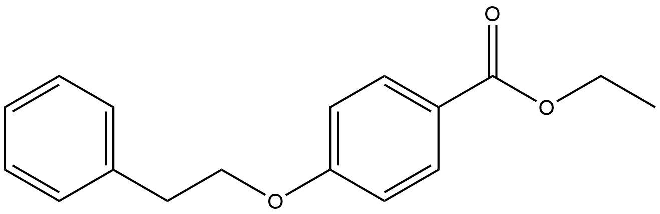 Ethyl 4-(2-phenylethoxy)benzoate Structure