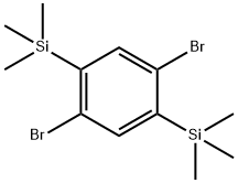 Benzene, 1,4-dibromo-2,5-bis(trimethylsilyl)- 구조식 이미지