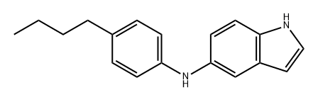 1H-Indol-5-amine, N-(4-butylphenyl)- 구조식 이미지