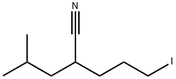 Pentanenitrile, 2-(3-iodopropyl)-4-methyl- Structure