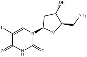 Uridine, 5'-amino-2',5'-dideoxy-5-fluoro- (9CI) Structure