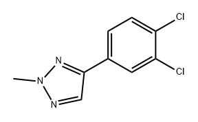 2H-1,2,3-Triazole, 4-(3,4-dichlorophenyl)-2-methyl- Structure