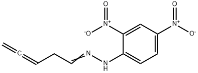 3,4-Pentadienal, 2-(2,4-dinitrophenyl)hydrazone Structure