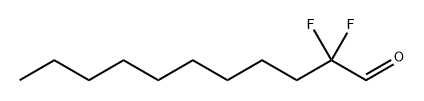 Undecanal, 2,2-difluoro- Structure