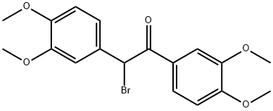 Ethanone, 2-bromo-1,2-bis(3,4-dimethoxyphenyl)- Structure