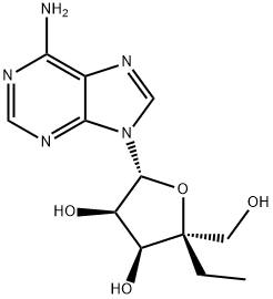 Adenosine, 4'-C-ethyl- Structure