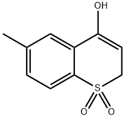 2H-1-Benzothiopyran-4-ol, 6-methyl-, 1,1-dioxide Structure