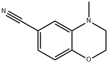 2H-1,4-Benzoxazine-6-carbonitrile, 3,4-dihydro-4-methyl- Structure