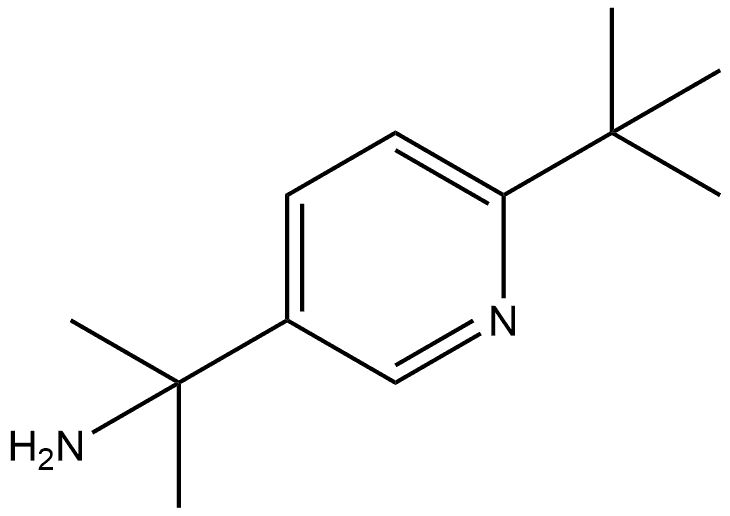 2-(6-(tert-butyl)pyridin-3-yl)propan-2-amine Structure