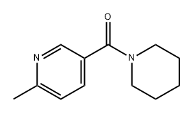 Methanone, (6-methyl-3-pyridinyl)-1-piperidinyl- Structure