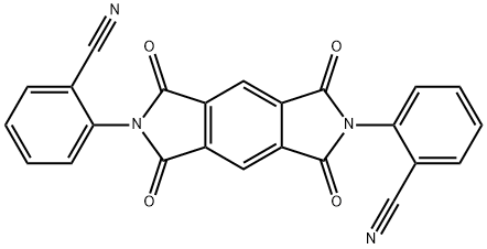 Benzonitrile, 2,2'-(5,7-dihydro-1,3,5,7-tetraoxobenzo[1,2-c:4,5-c']dipyrrole-2,6(1H,3H)-diyl)bis- (9CI) Structure