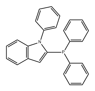 1H-Indole, 2-(diphenylphosphino)-1-phenyl- Structure