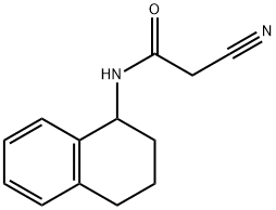 2-Cyano-n-(1,2,3,4-tetrahydronaphthalen-1-yl)acetamide 구조식 이미지