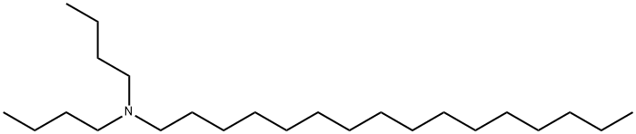 1-Hexadecanamine, N,N-dibutyl- Structure