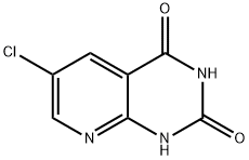 Pyrido[2,3-d]pyrimidine-2,4(1H,3H)-dione, 6-chloro- Structure
