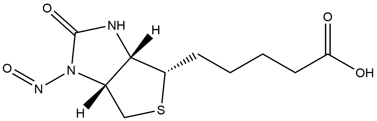 1′-Nitrosobiotin Structure