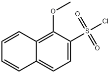 1-Methoxynaphthalene-2-sulfonyl chloride Structure