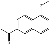 1-(5-Methoxynaphthalen-2-yl)ethanone 구조식 이미지