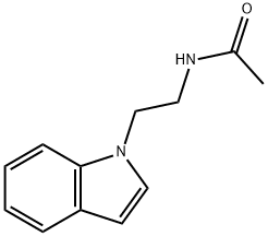 N-(2-(1H-Indol-1-yl)ethyl)acetamide Structure