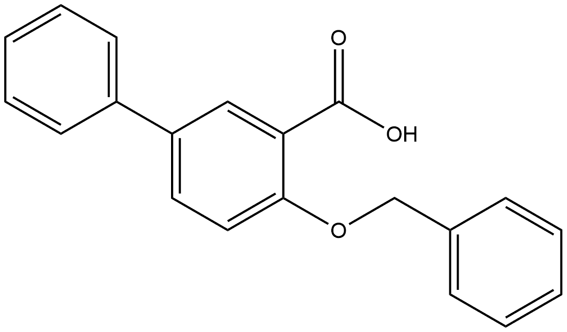 4-(Benzyloxy)-[1,1'-biphenyl]-3-carboxylic acid Structure