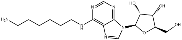 Adenosine, N-(6-aminohexyl)- 구조식 이미지