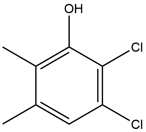 2,3-Dichloro-5,6-dimethylphenol Structure