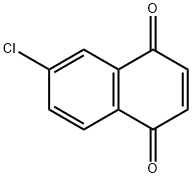 1,4-Naphthalenedione, 6-chloro- 구조식 이미지