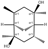 Bicyclo[3.3.1]nonane-2,6-diol, 2,4,6,8-tetramethyl-, (1R,2R,4S,5R,6R,8R)-rel- (9CI) Structure