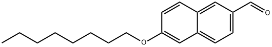 2-Naphthalenecarboxaldehyde, 6-(octyloxy)- Structure