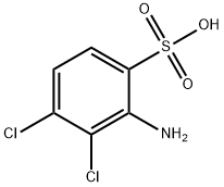 3,4-디클로로오르타닐산(SO3H=1) 구조식 이미지