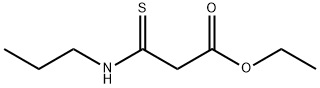 Propanoic acid, 3-(propylamino)-3-thioxo-, ethyl ester Structure