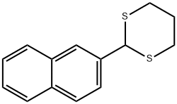 1,3-Dithiane, 2-(2-naphthalenyl)- 구조식 이미지
