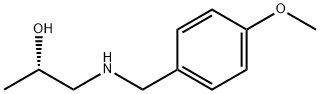 2-Propanol, 1-[[(4-methoxyphenyl)methyl]amino]-, (2S)- Structure