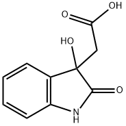 1H-Indole-3-acetic acid, 2,3-dihydro-3-hydroxy-2-oxo- Structure