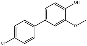 4-(4-Chlorophenyl)-2-methoxyphenol Structure