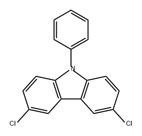 9H-Carbazole, 3,6-dichloro-9-phenyl- Structure
