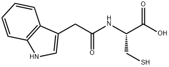 L-Cysteine, N-(1H-indol-3-ylacetyl)- (9CI) 구조식 이미지