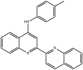 N-(p-Tolyl)-[2,2''-biquinolin]-4-amine Structure
