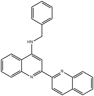 N-Benzyl-[2,2''-biquinolin]-4-amine Structure