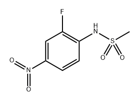 n-(2-Fluoro-4-nitrophenyl)methanesulfonamide Structure