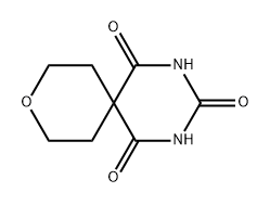 9-Oxa-2,4-diazaspiro[5.5]undecane-1,3,5-trione 구조식 이미지