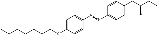 (+)-4-heptyloxy-4'-(2-methylbutyl)azobenzene Structure